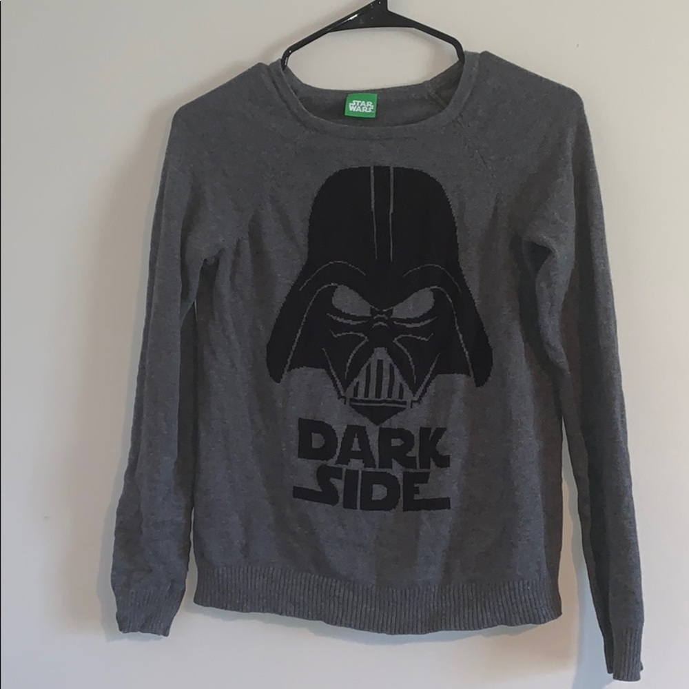 Star Wars Dark Side grey sweater Small